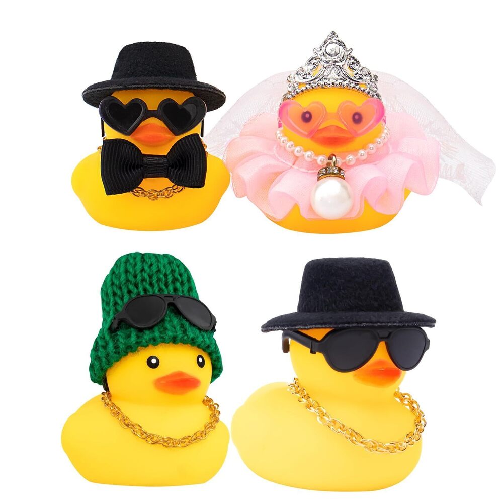 8056 Wedding Rubber Ducks, Bride Groom Duckies Marriage Rubber Duck Mini